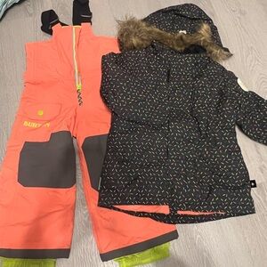 Burton Kids' Coral and Black Snow Suit